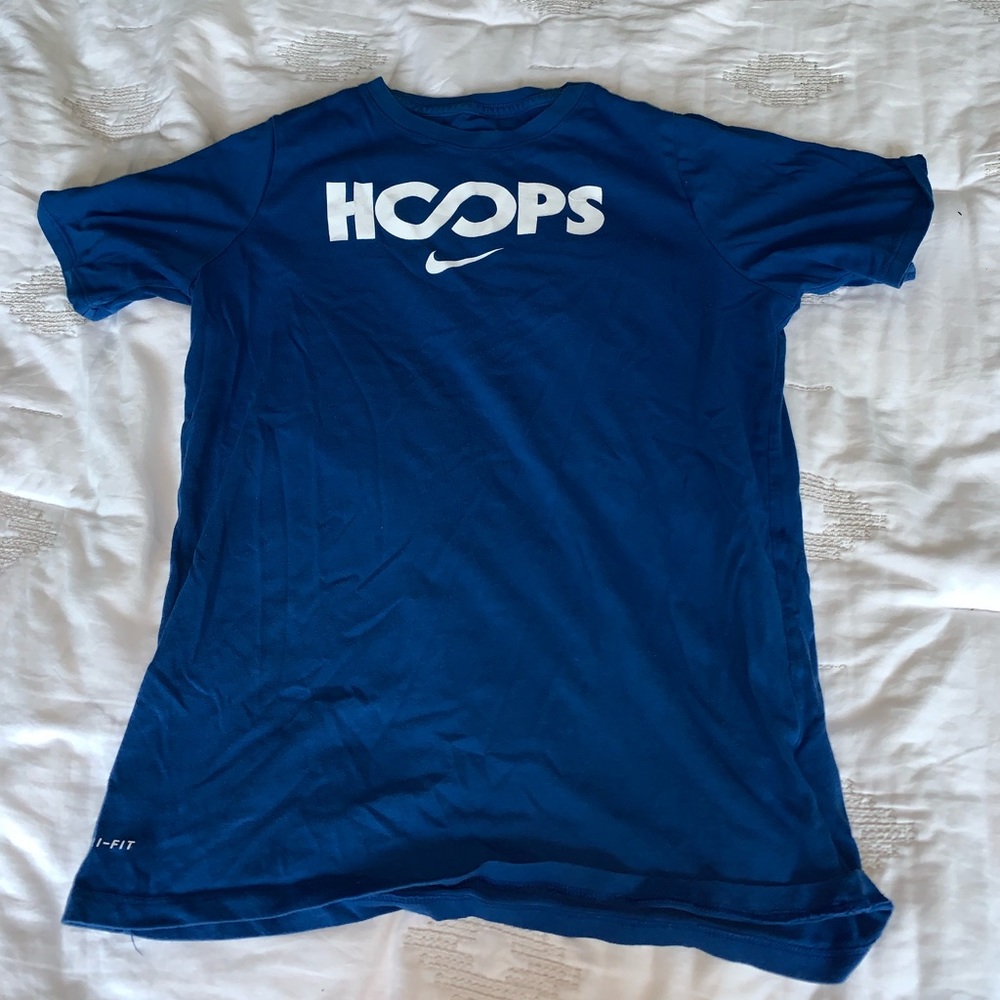 Blue nike shirt in good condition.